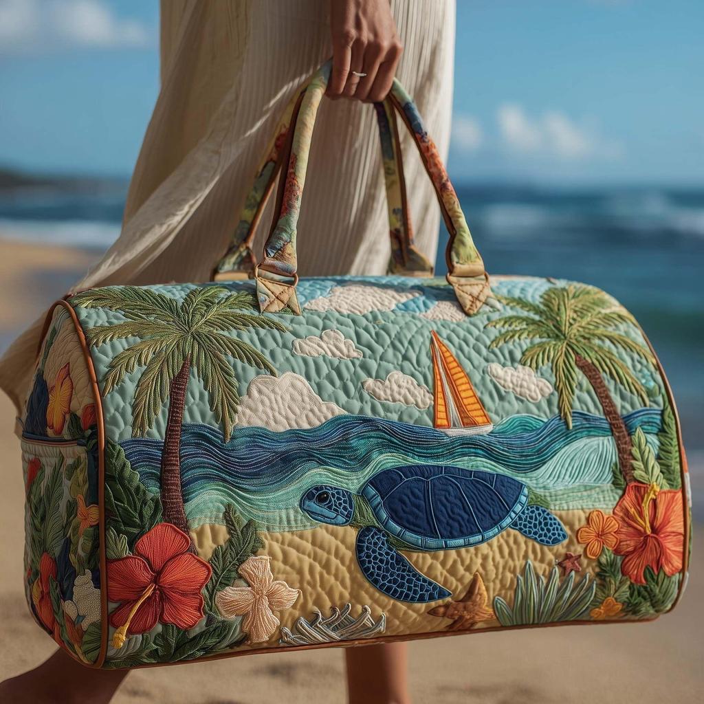 2026 New 3D Coconut Tree Series Handheld Travel & Sports Fitness Bag