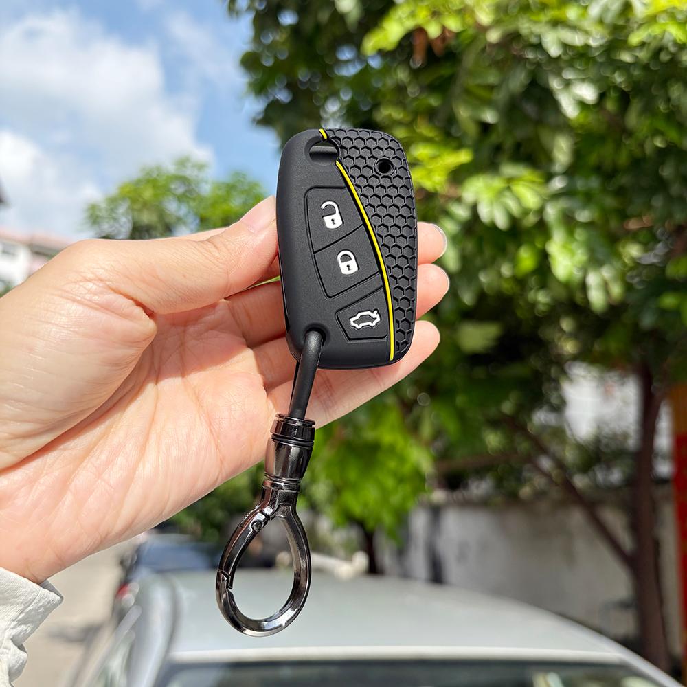 Защита для брелока для автомобилей Fiat Grande Punto Panda Dot Streetka Для Ford Ka Силиконовый держатель чехла для автомобильного пульта