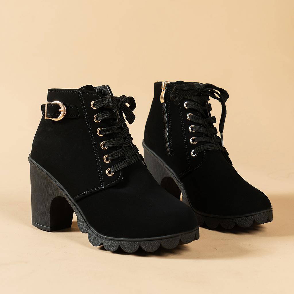 Женские сапоги на платформе, новые весенние зимние сапоги, высококачественные европейские женские сапоги на высоком каблуке, быстрая доставка, обувь для женщин