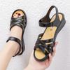 Women's Sandals Summer Flat Bottom Soft-soled Beach Sandals Mother Shoes