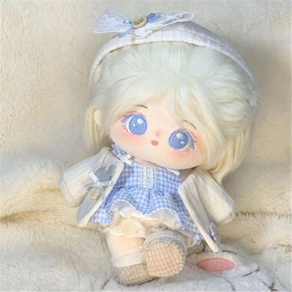 Красивая одежда для 20-сантиметровой хлопковой куклы, модная толстовка, трендовый K-pop наряд для плюшевых кукол