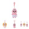 Cute Pink Underpants Bunny Plush Toy Adorable Cartoon Animal Keychain Gift