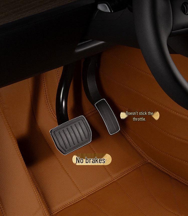 Кожаные коврики на пол с полным покрытием для Haval H6, Menglong, H9, Big Dog, H5 - 360 Авиационная мягкая обтяжка