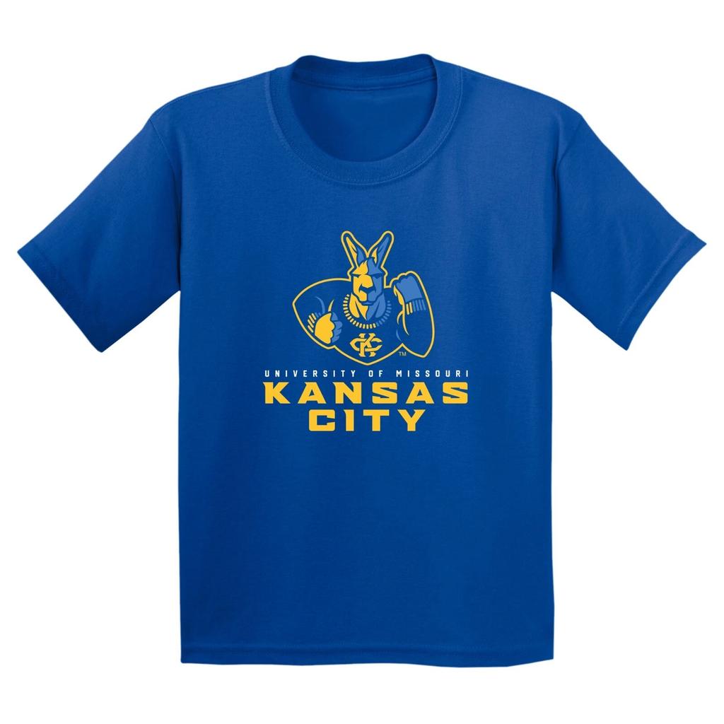 University of Missouri-Kansas City Kangaroos Primary Logo Youth T-Shirt - Royal