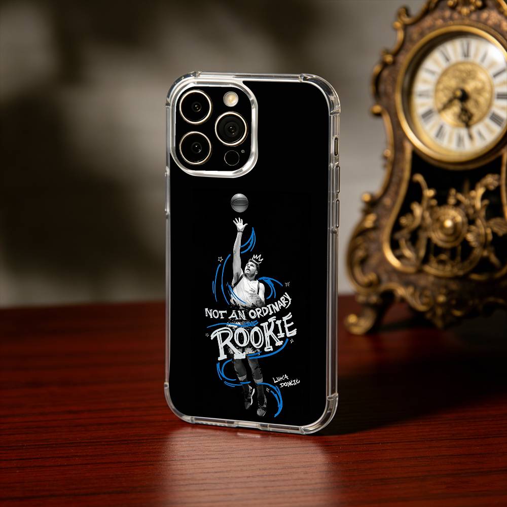 КРУТОЙ Чехол для телефона L-Luka Doncic 77 Для iPhone17,16,15,14,13Pro Max,us,Мягкий Силиконовый Прозрачный Чехол