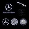 2 шт. Автомобильная дверь приветственный логотип Mercedes Benz подсветка Эмблема AMG A C E GLC GLA GLE GLB Класс W177 W205 W212 W213 X253 X156 W166 X247