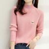 Women Half Turtleneck Sweaters Long Sleeve Lightweight Cashmere Knit Pullover Top Women Winter  Thermal Sweaters