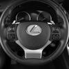 Emblems For Lexus ES240 ES250 ES350 IS250 IS300 RX270 GS NX300 RX300 RX350 RX400H 64/77mm Steering Wheel Emblem Cover Sticker Ca