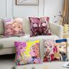h-HIMEHINA Cushion Cover Comfortable Soft Pillow Case for Sofa Living Room Home Office Band Decor and Protective Covers