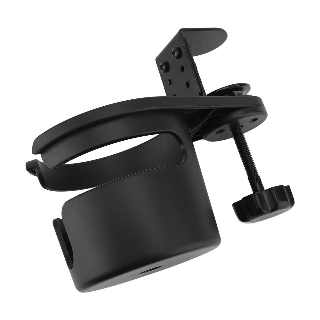 Desk Cup Holder Rotating Clip On Bottle Organizer Storage Rack for Coffee Drink Mugs Water Bottles