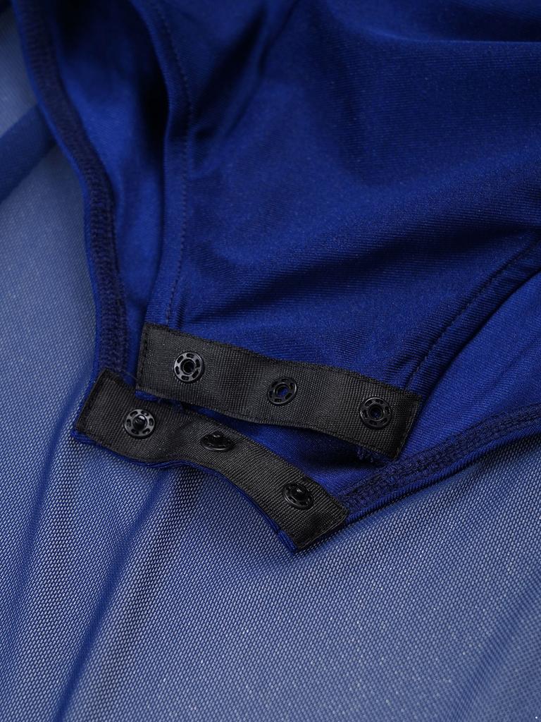 Kids Girls Ballet Gymnastics Dress Rhinestones Mesh Skirted Leotard Figure Ice Skating Jersey Lyrical Dance Performance Costume