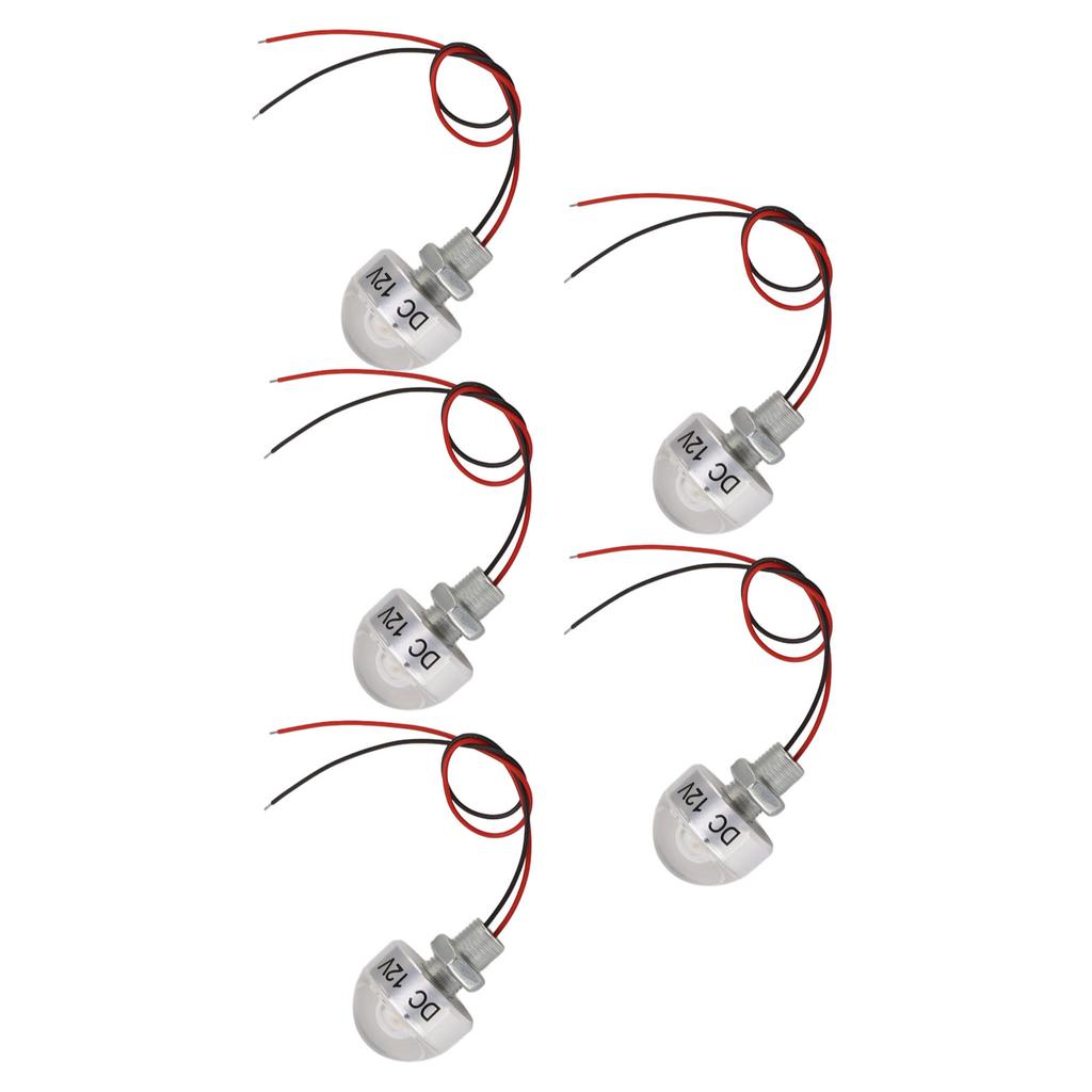 5 шт. светодиодный светильник для колодца постоянного тока 12 В 1 Вт, мини-встроенный прожектор, светодиодный светильник для шкафа с драгоценностями