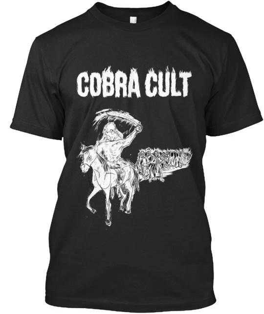 KING COBRA JFS Cobra Cult Официальная футболка 100% хлопок Мужские футболки Топ Сделано в США Футболка Топ Унисекс