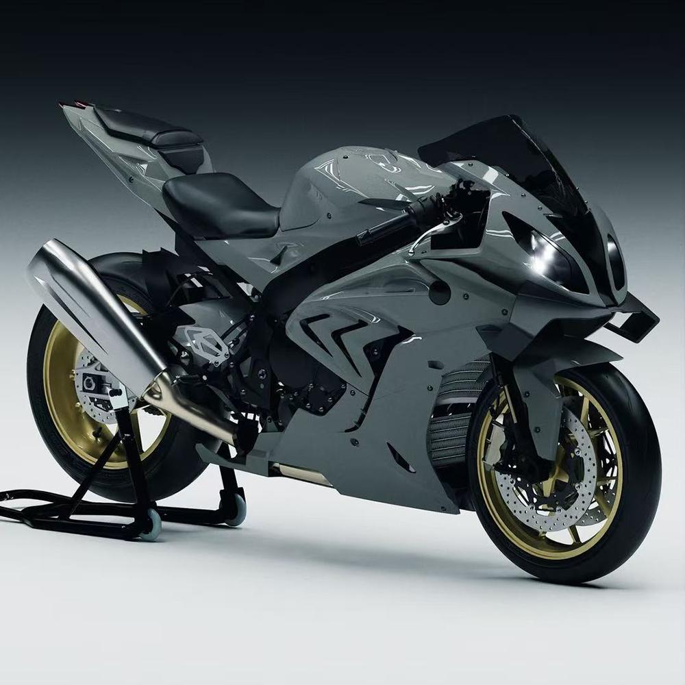 For S1000RR 2015-2018 Wind Wing Aerodynamics Fairing Winglets S 1000 RR GP WING Motorcycle Front Spoiler Lower spoiler Front Lip