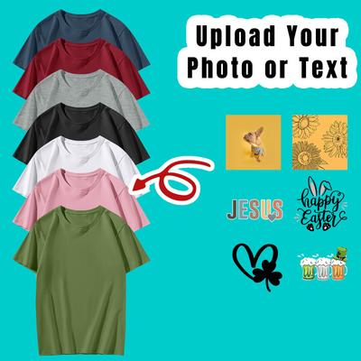 Женская футболка, повседневный свободный пуловер с круглым вырезом и коротким рукавом с принтом