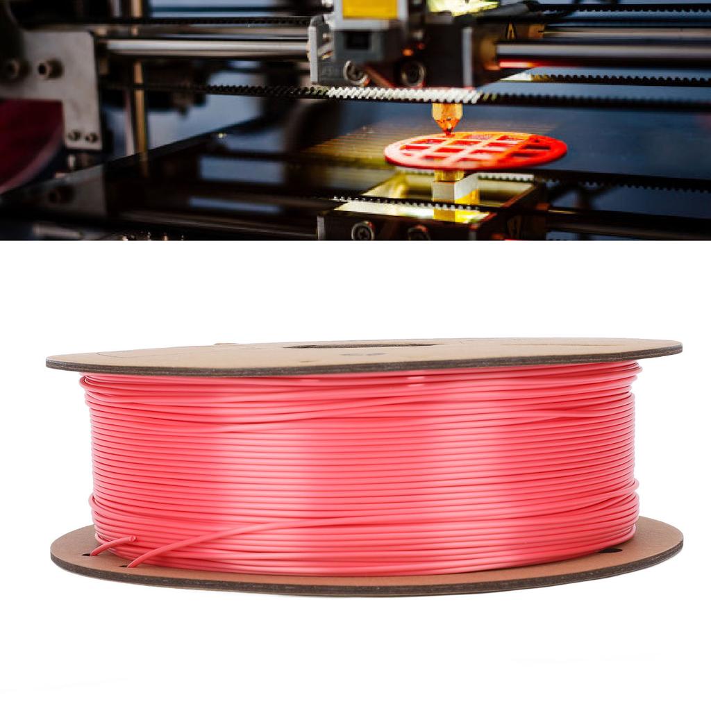 Шелковая нить PLA диаметром 1,75 мм, весом 1 кг и весом 2,2 фунта, скоростью печати 40–500 мм/с, одноцветная нить для 3D-принтера