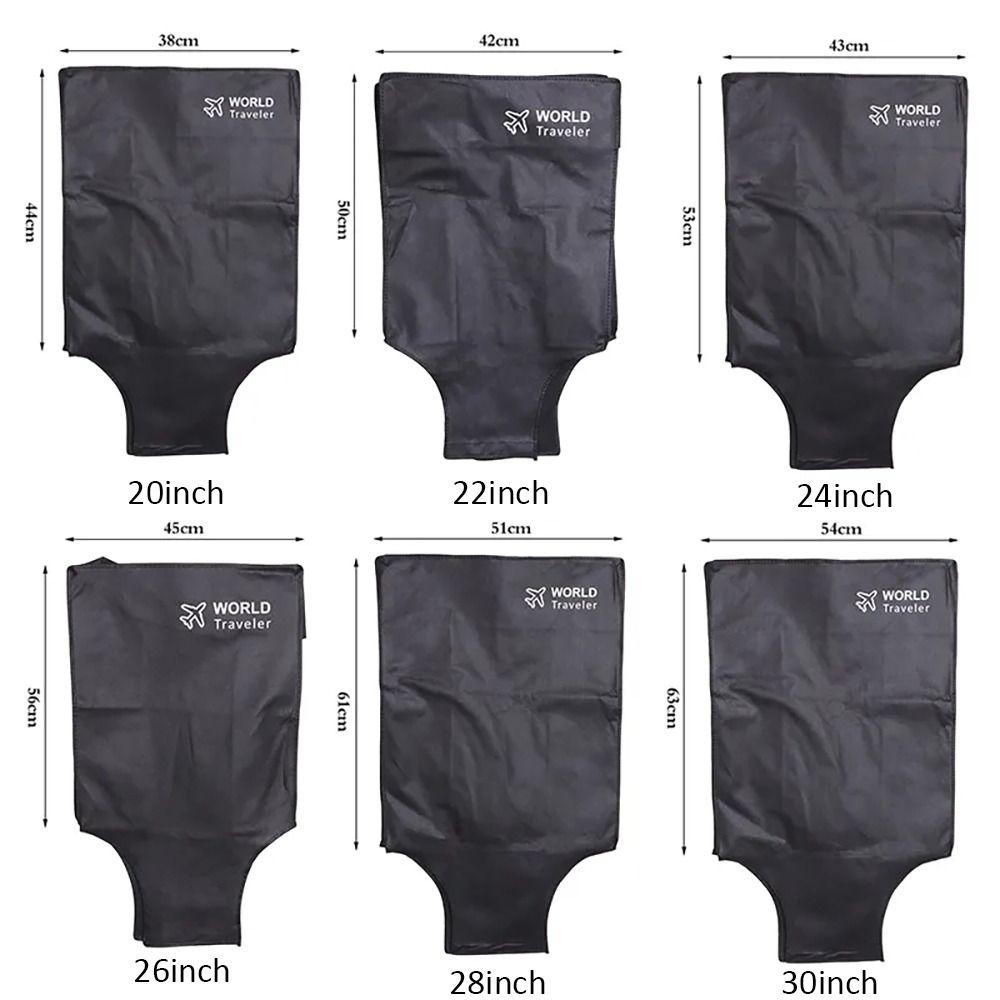 Износостойкий чемодан, чехол на тележке, пылезащитный чехол из нетканого материала, защитный чехол для багажа, дорожный чехол