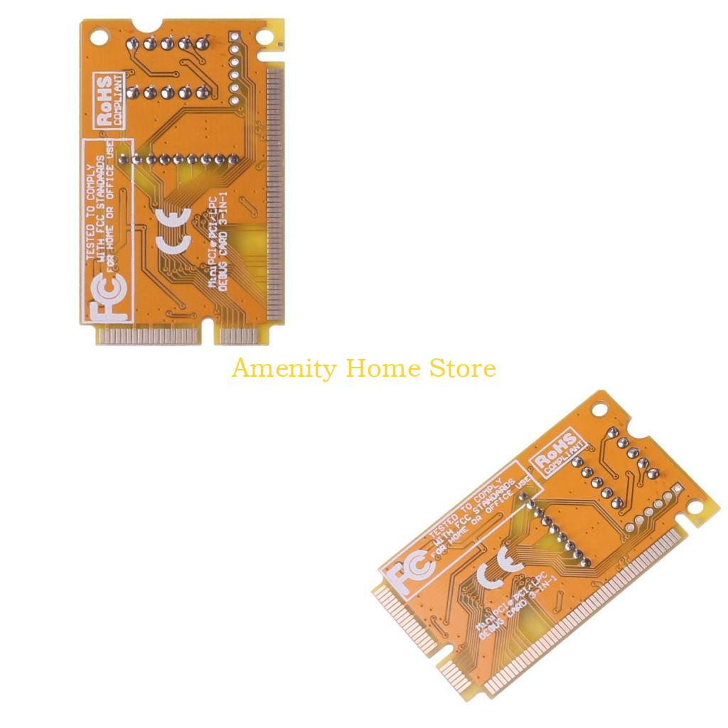 F26C Почтовая карточка Диагностика 3 в 1 Mini PCI/PCI-E LPC PC Тестер Почтовая карточка