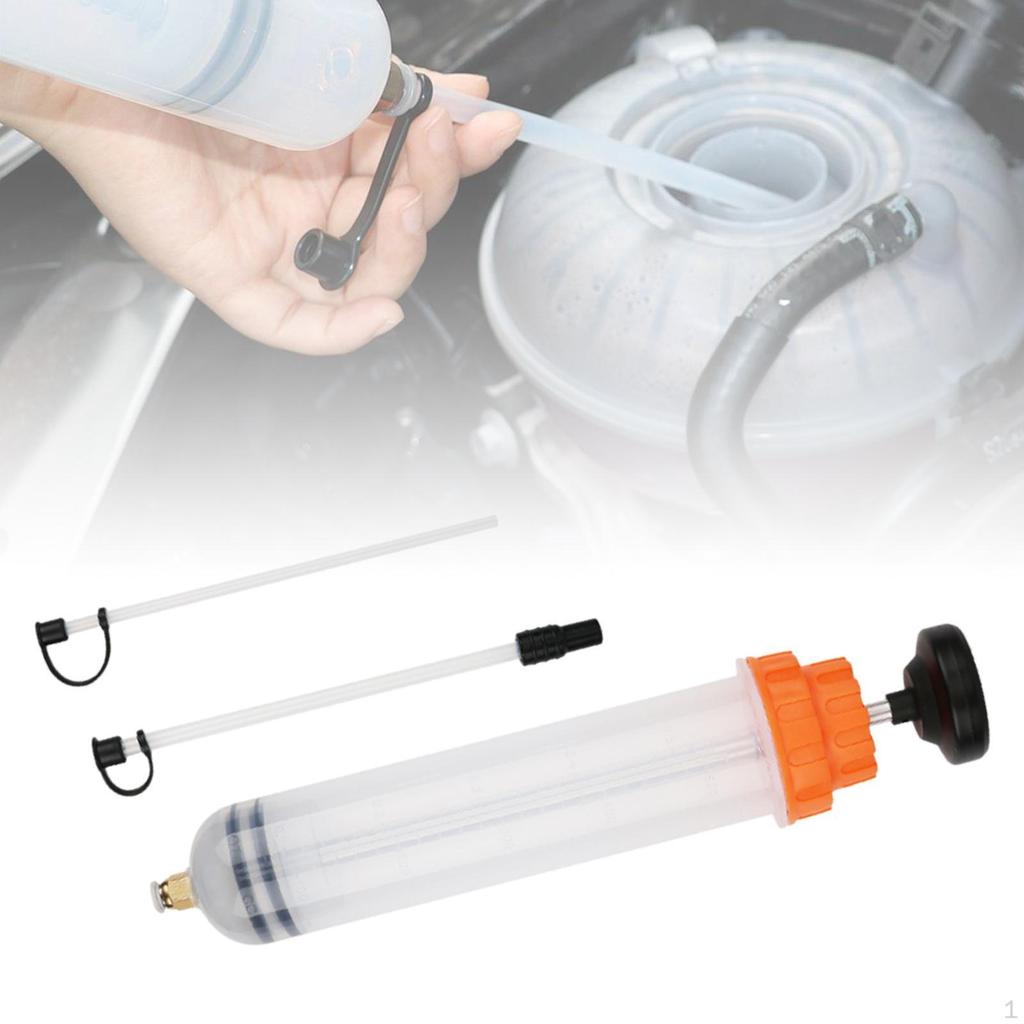 Brake Fluid Extractor, Manual Suction Pump, Siphon Pump Oil Extractor for Auto Gasoline