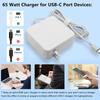 Reletech 65 Вт USB C Адаптер питания для ноутбука Тип C Питание PD Быстрое настенное зарядное устройство для MacBook Dell Huawei HP Ноутбука