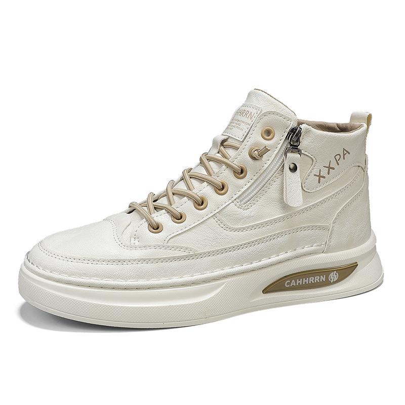 Autumn New High-top Board Shoes Men's Casual Little White Shoes Versatile Student Sports Shoes Four Seasons Trendy Shoes Martin Shoes