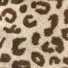 160x50см Ткань жаккард из овечьей шерсти с леопардовым принтом Для толстовок Постельное белье Зимние пальто Домашняя одежда Ручная работа DIY Ткани для одежды TJ22440