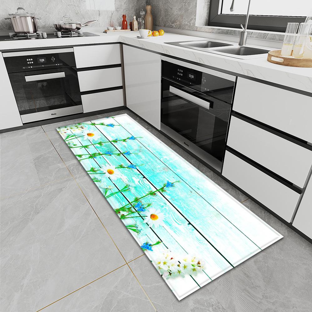 Коврик для кухни, коврик для входной двери, ковер для спальни, коридора, ванной комнаты, нескользящий пол, ковер с рисунком для гостиной