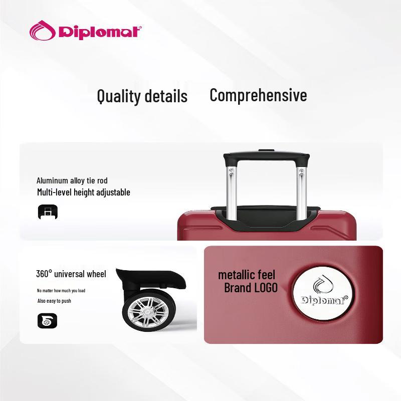 Чемодан на колесах Diplomat TC-6902 Business Universal с замком TSA