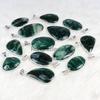 Green Aventurine Pendant Sterling Silver Pendant Bezel Pendant Mix Shape Aventurine Gemstone Pendant Crystal Pendant Handmade Pendant Necklace