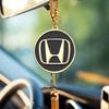 VFHJQ1 3D Metal Auto Hanging Ornaments Car Rearview Mirror Emblem Pendants For Mugen Power Civic Accord Odyssey City CRV Spirior
