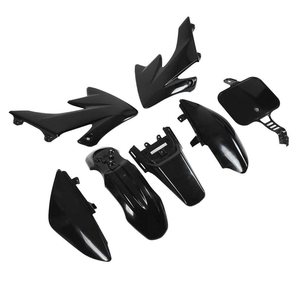 7pcs Black Plastic Fairing Kit Body Work Fairing Set Motorcycle Accessories Replacement for XR50