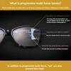 Women's New Style Colorful Glasses Frame Progressive Multifocal Presbyopia Eyeglasses Neutral Fashion Style Retro Style Anti-blue Light Reading