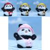 Cute Cartoon Panda Plush Toy Bag Pendant Super Soft Stuffed Animal Keyring