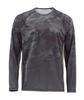 SIMMS camouflage fishing suit Luya long-sleeved crew neck T-shirt men's summer sunscreen suit quick-drying breathable fishing suit
