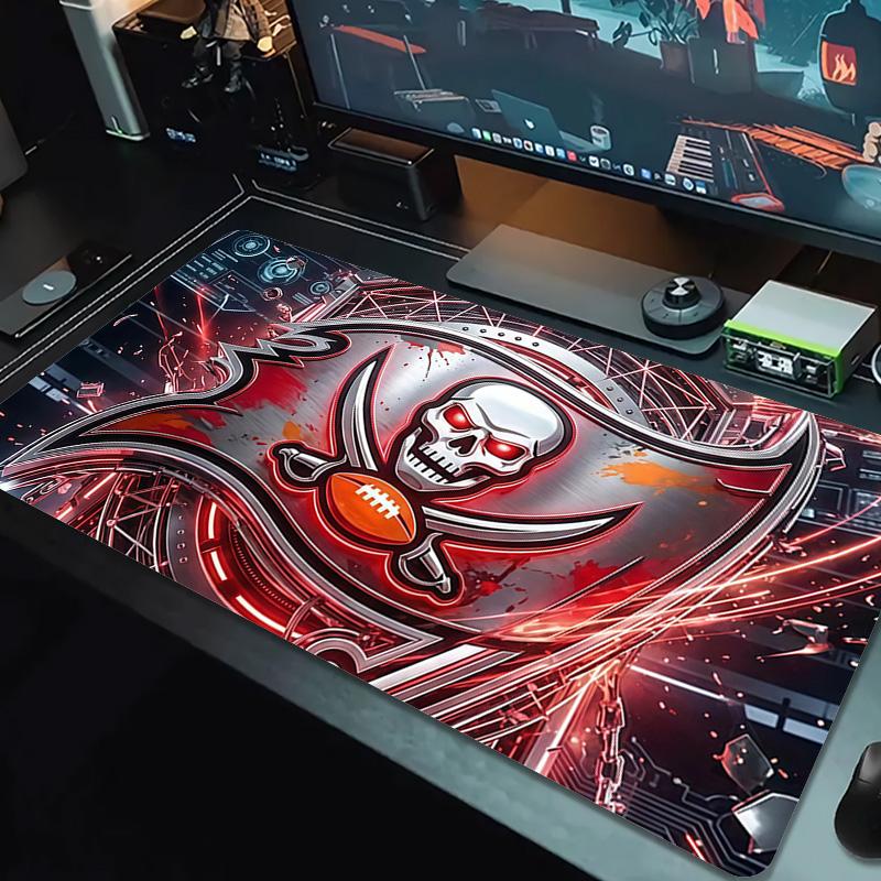 Tampa Bay Buccaneers2 Print Cushion Non-slip Laptop Tablet Big Mousepad XXL Mat Mini PC Playmat With Lock edge