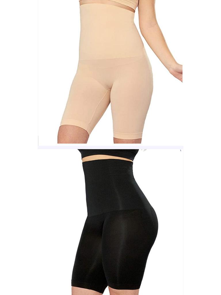 Бесшовное утягивающее белье с высокой талией: Мощный эффект похудения и подтяжки бедер, идеально подходит для послеродовой коррекции талии и живота.