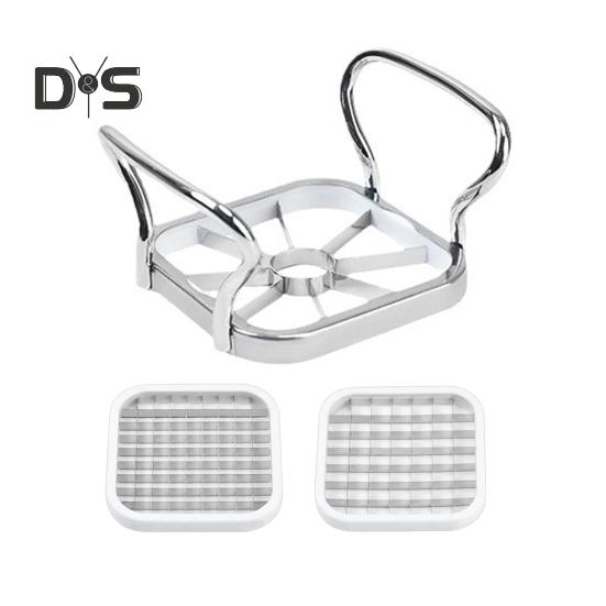 Нож для фруктов и овощей Из нержавеющей стали Слайсер для удаления сердцевины со сменными лезвиями Нож для картофеля фри Овощечистка для картофеля лука моркови Легко