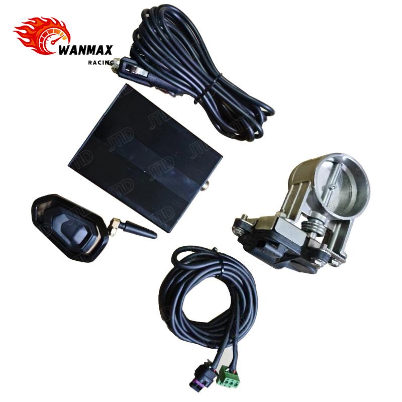 Performance 2" 2.36" 2.5" 2.75" 3" Exhaust Electric Exhaust Valve with Remote Control Kits Cutout Valve 3 Pins Metal Key