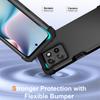 3-in-1 Heavy-Duty Rugged Phone Case Fundas For Motorola Moto G 5G 2025 Power 2026 Soft Silicone Lining Plastic Shockproof Cover