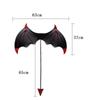 Performance Devil Wings Mesh Demon Wings New Cosplay Costume Props  Theme Party
