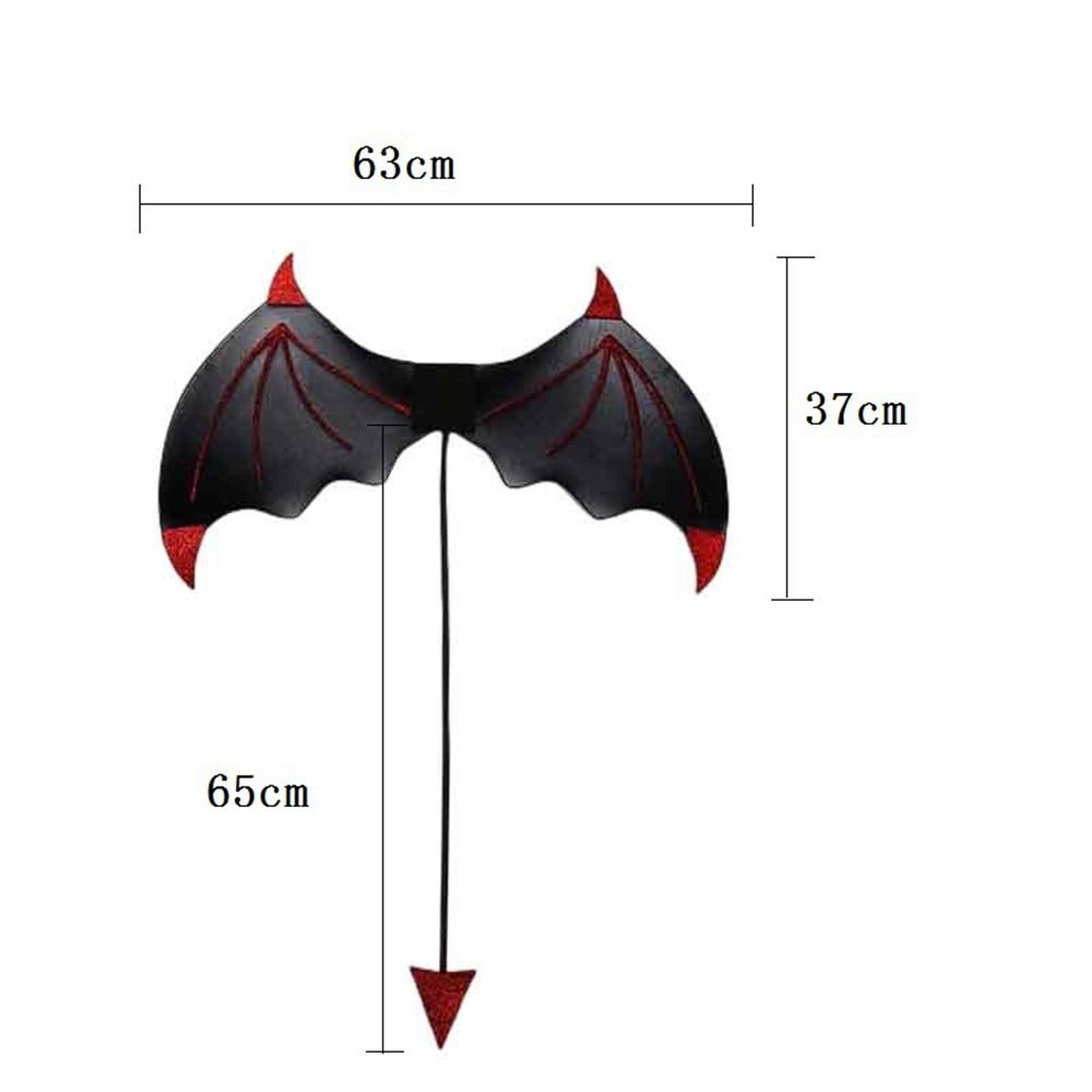 Performance Devil Wings Mesh Demon Wings New Cosplay Costume Props Theme Party