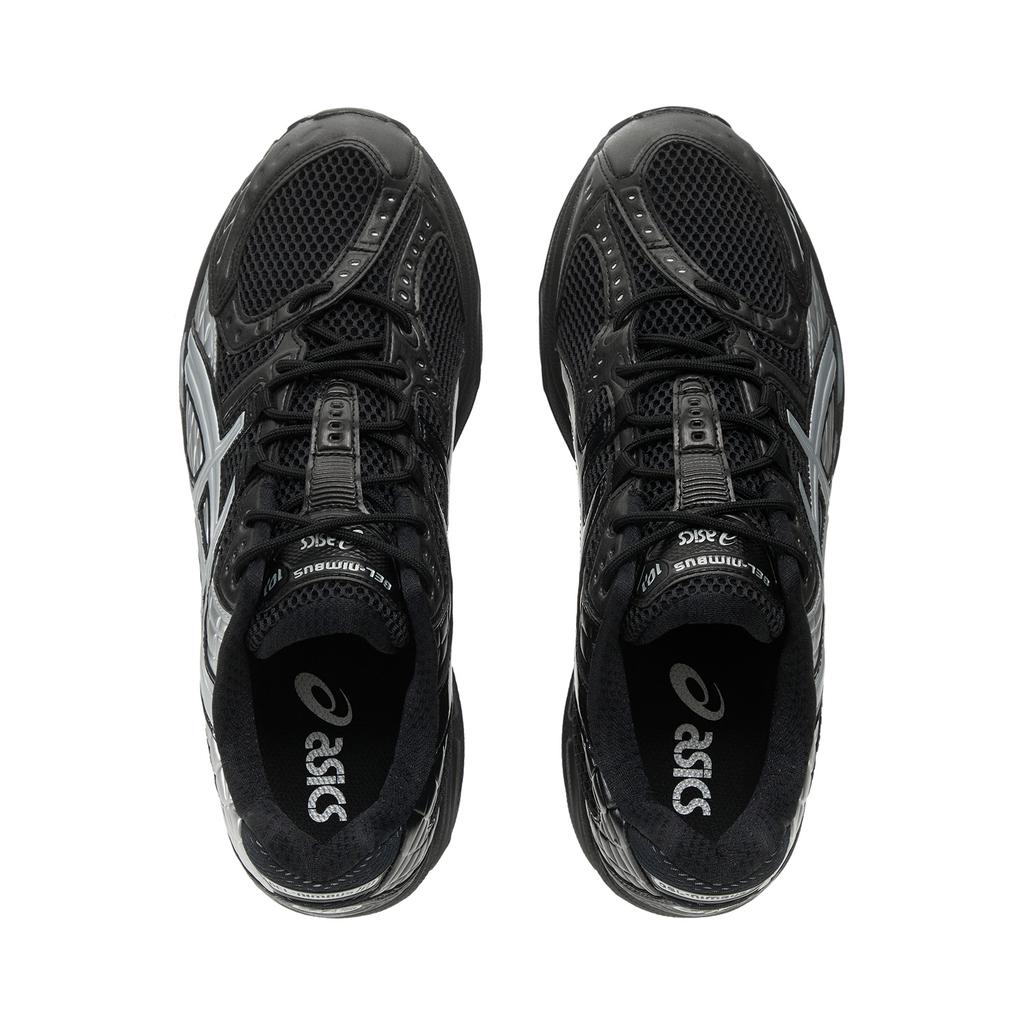 Asics GEL Nimbus 10.1 Амортизирующая поддержка Низкий верх Повседневная обувь Унисекс Жидкий черный Серебристый Кроссовки 1203A929-001