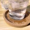 Cork Coasters, Thick with Rising Rim Reusable Absorbent Cup Coaster, Stackable, Pack of 4