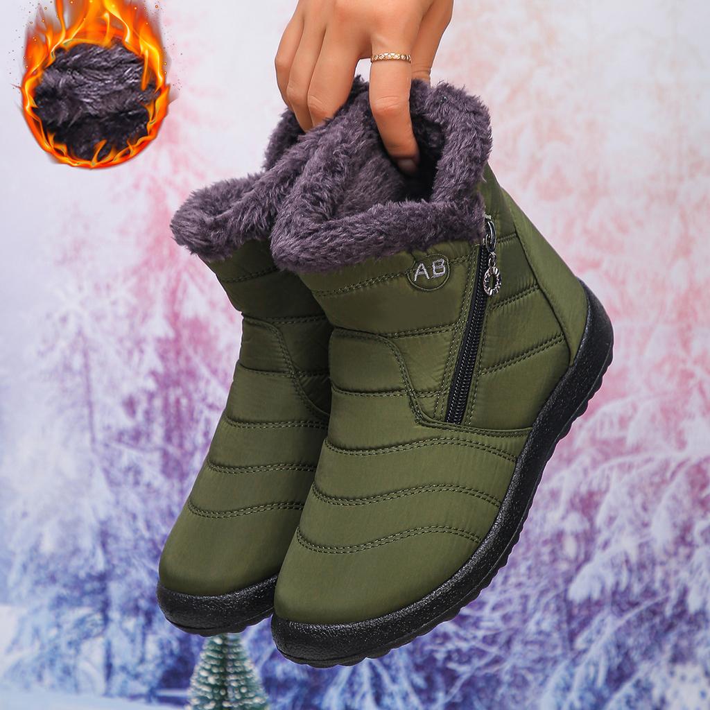 Fashion Winter Women Waterproof Snow Boots Outdoor Comfortable Synthetic Material Fall Season Exclusive Ladies Footwear Ankle Bootie