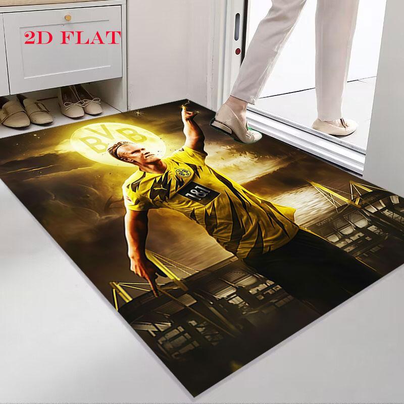 Erling Haaland Power Poster Carpet Rug for Living Room Bedroom Home Sofa Decoration,Kids play Nonslip Floor Mat