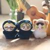 Japanese Cartoon Anime Volleyball Boy Mascot Plush Pendant 2D Cute Keychain Doll Bag Hanging Decoration