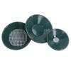 3PCS Gold Panning Pan ABS Plastic Gold Washing Pan Kit Hand Operated Round Gold Dredging