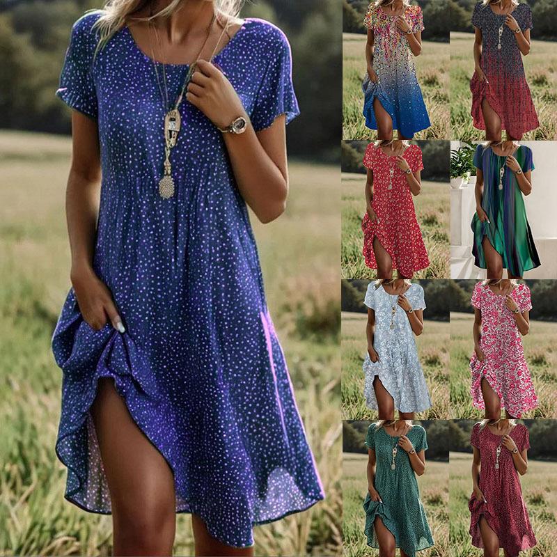 Летнее платье для женщин, одежда, облегающий летний сарафан для отдыха на пляже, бохо, женская длинная юбка, винтажные платья