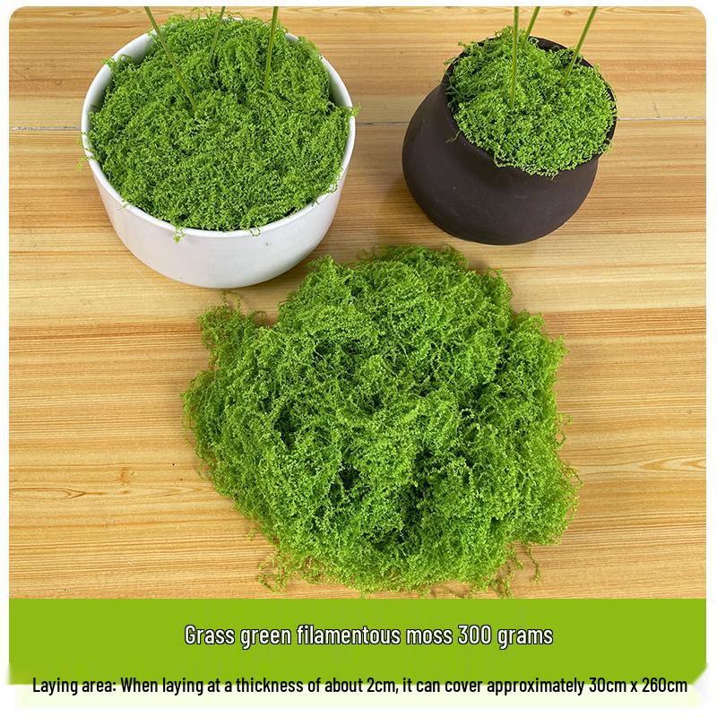 Искусственный мох, шелковистая трава, газон для ландшафтного дизайна и декора