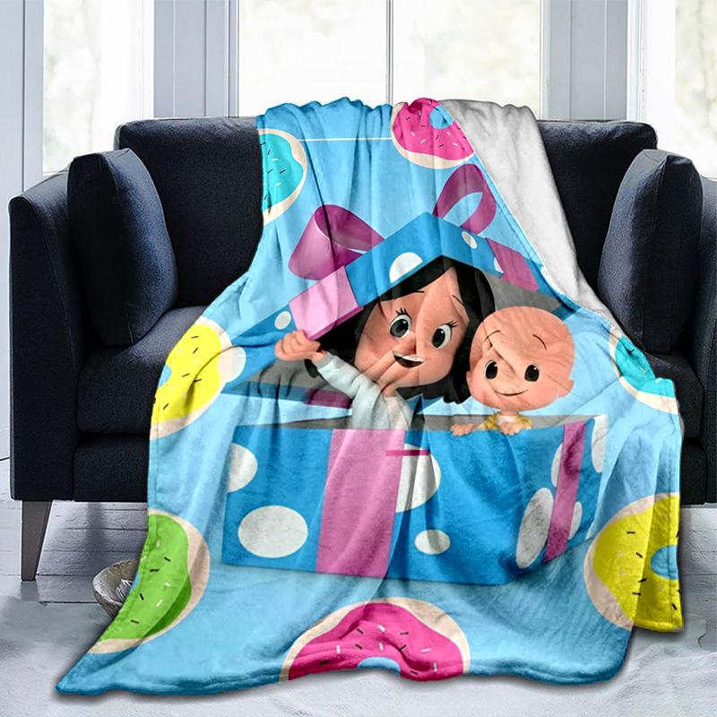 Cleo And Cuquin Blanket Suitable for Sofas, Beds, Offices, And Camping - Perfect Gift for Halloween Christmas